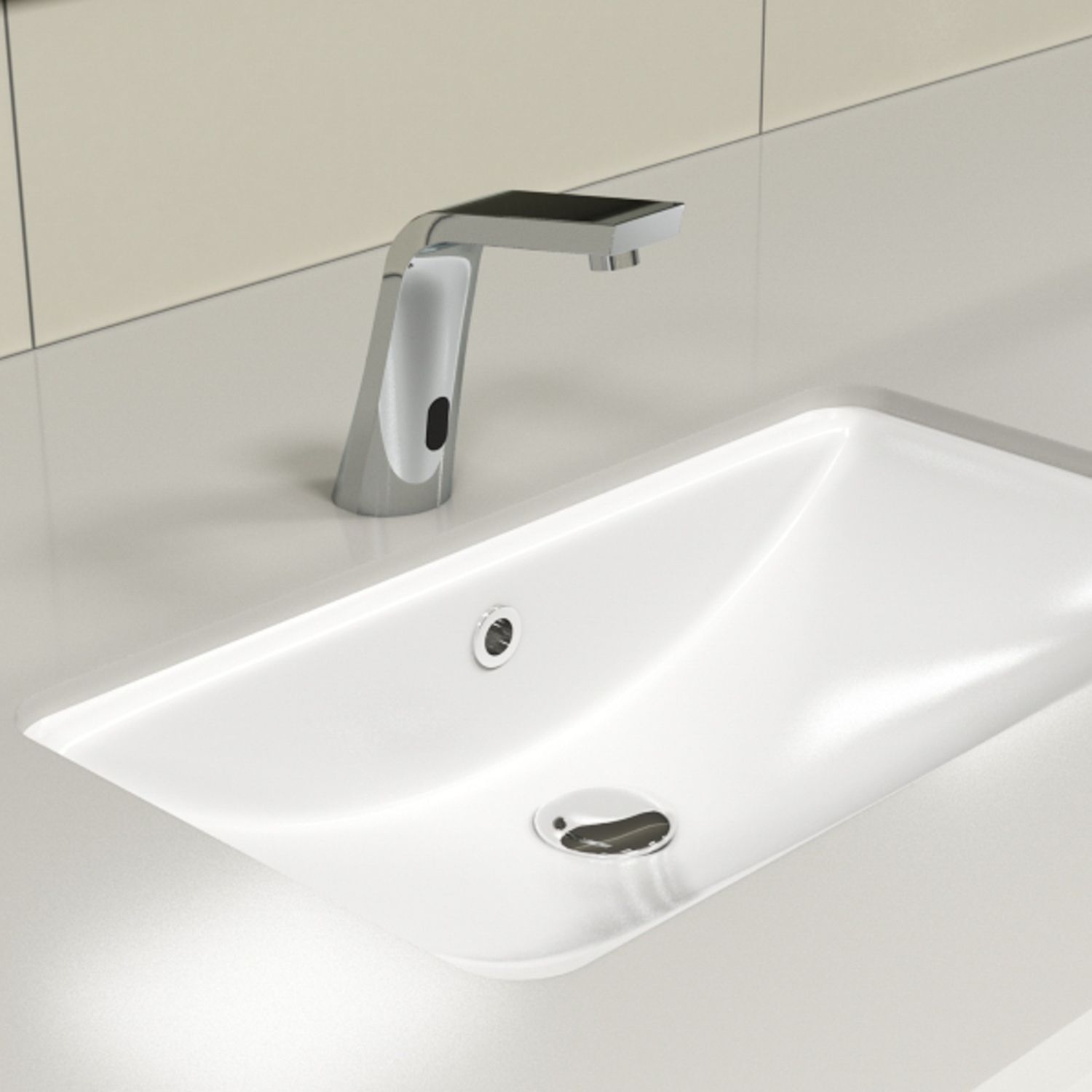 Смеситель для умывальника сенсорный Iddis 020, 020SBSNi86