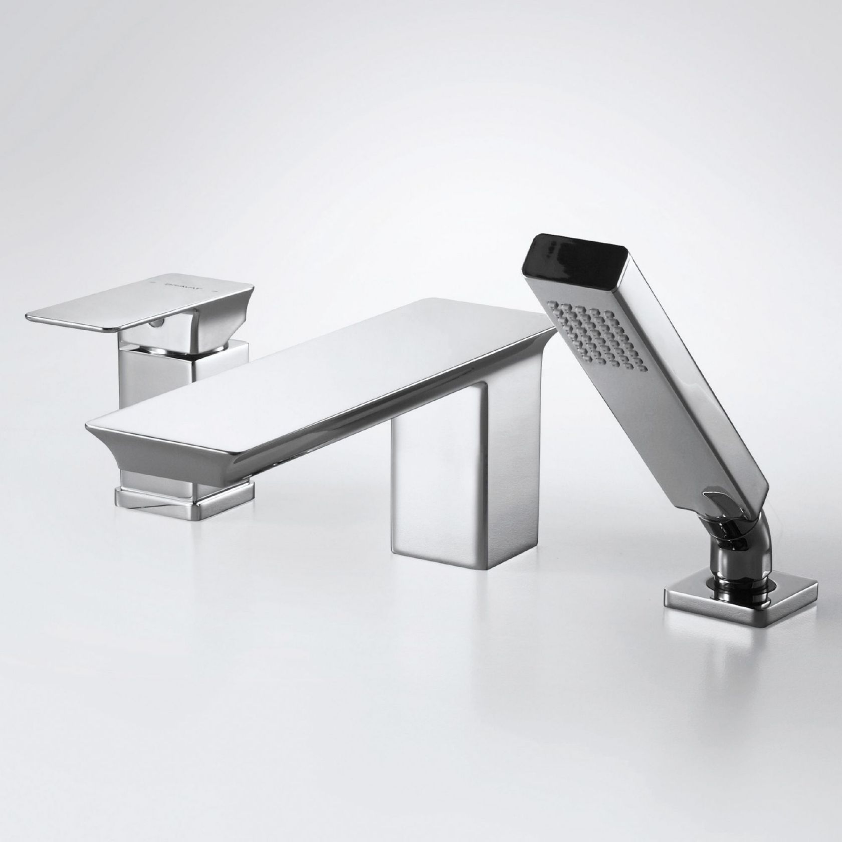 Смеситель на борт ванны Bravat Phillis F556101C-2