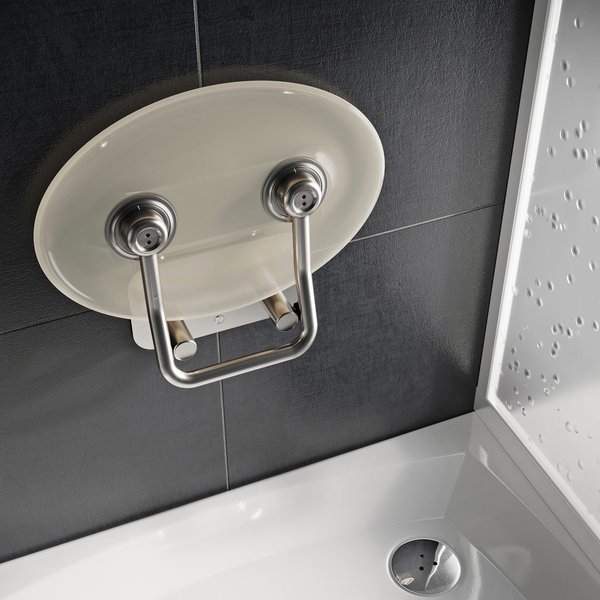 Сиденье для душа Ravak OVO-P II Clear, B8F0000048