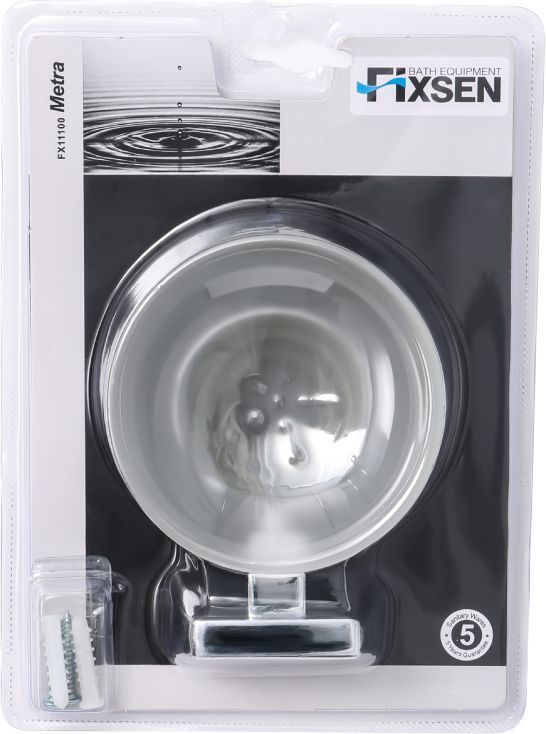 Мыльница стекло Fixsen Metra, FX-11108