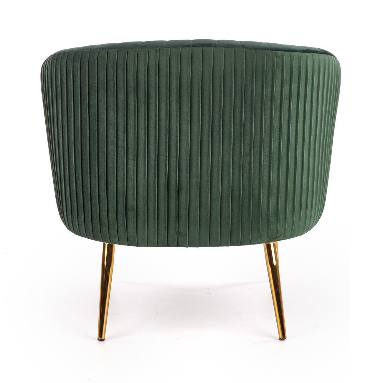 Кресло Halmar Crown темно-зеленый/золотой, V-CH-CROWN-FOT-C.ZIELONY