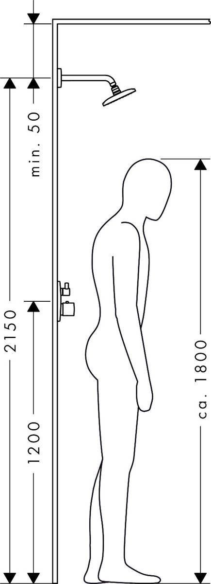 Тропический душ Hansgrohe Raindance Е Air 1jet 240 со стены 25x15 см, 27370000