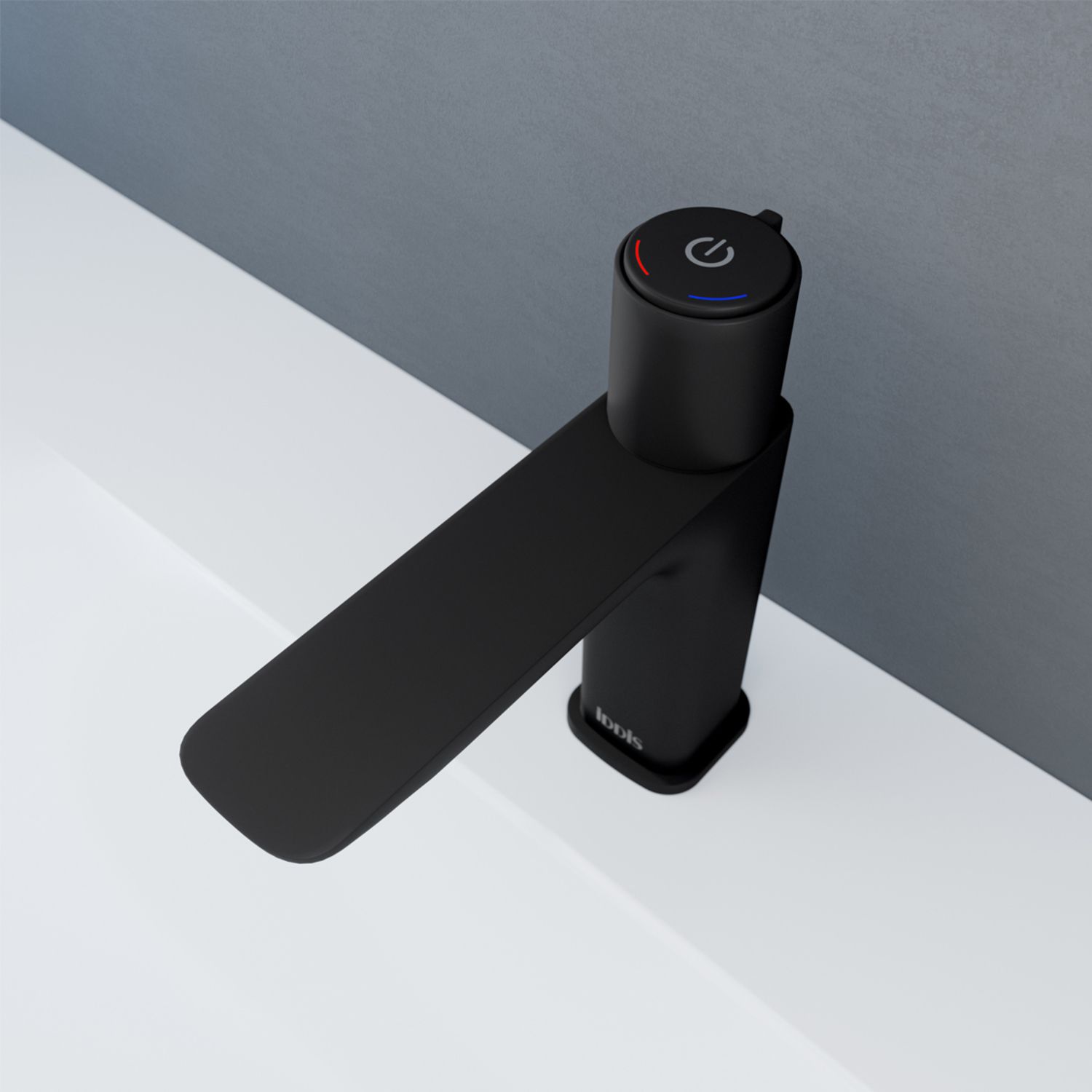 Смеситель для умывальника с управлением Push Control, Iddis Slide, SLIBLBTi01