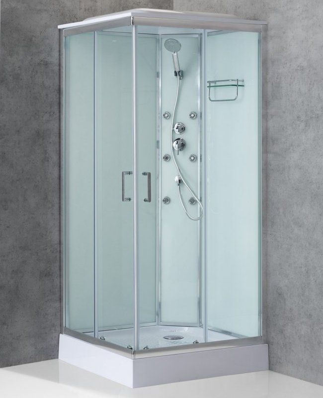 Душевая кабина BelBagno Uno Cab A-2 Top 90x90 прозрачное