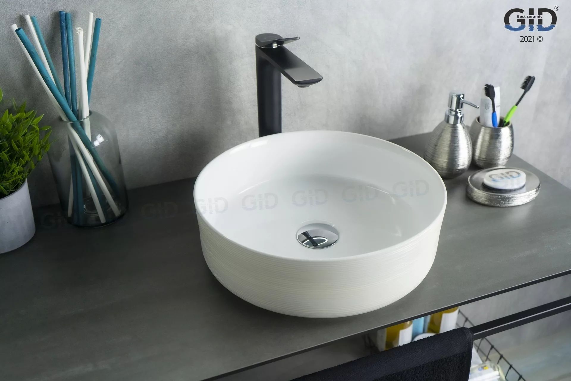 Умывальник Gid D1357H028 36x36, 53329