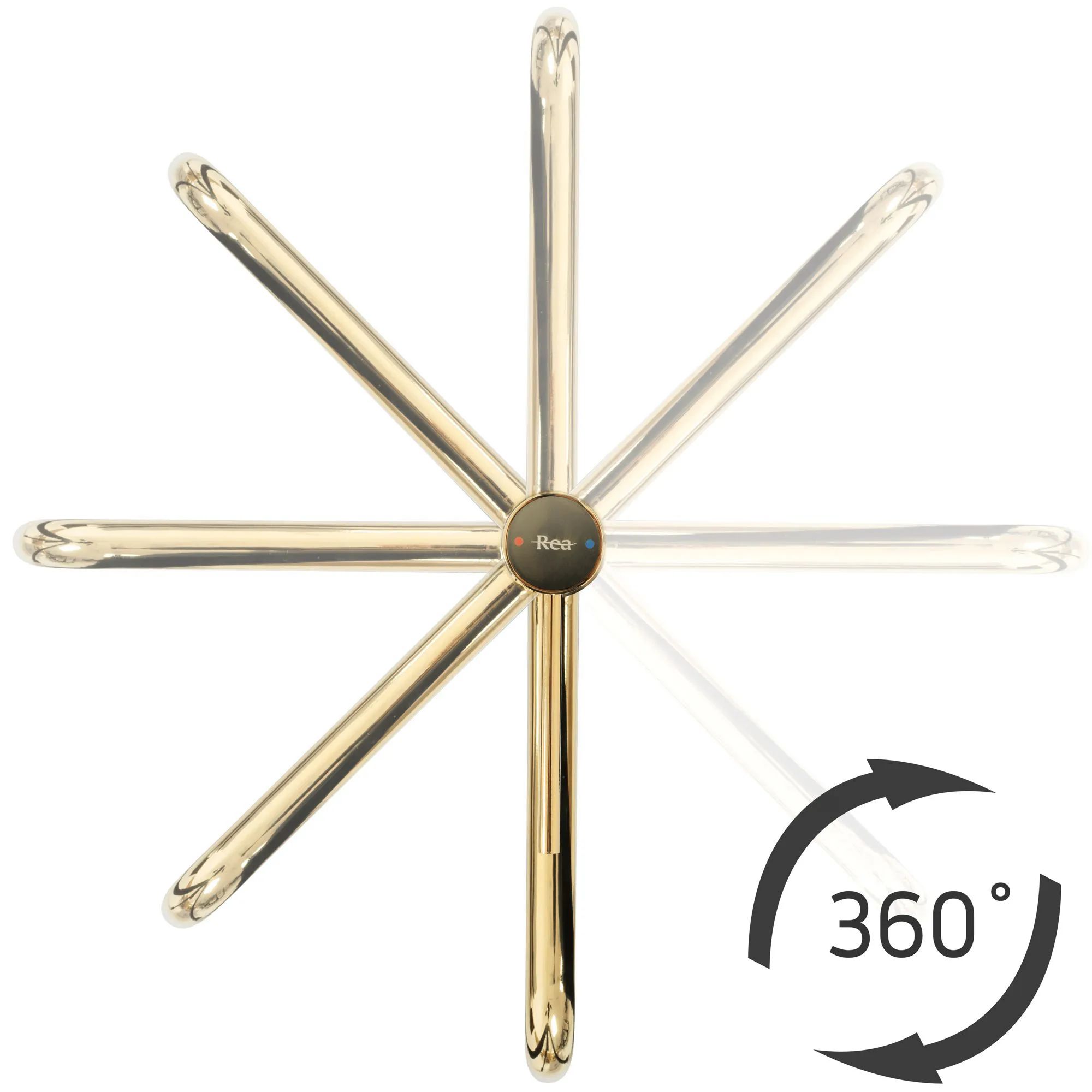 Смеситель для умывальника Rea Lugano L.Gold, REA-B5002