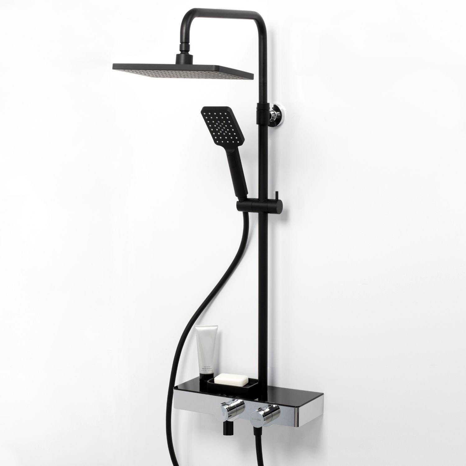 Душевой комплект с термостатическим смесителем WasserKRAFT Thermo, A11401