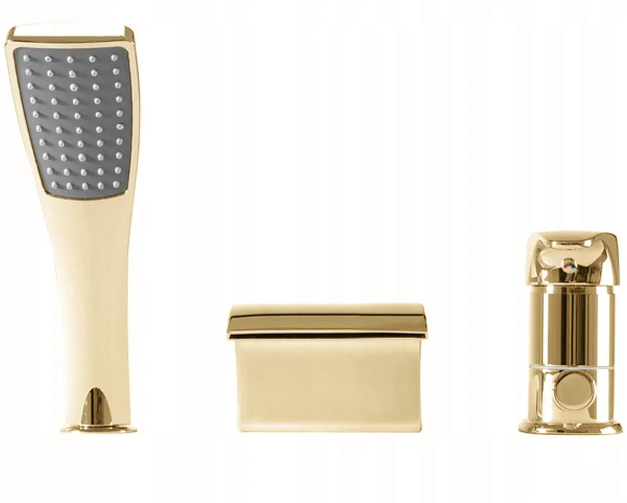 Смеситель для ванны Rea Riven Gold, REA-B0497