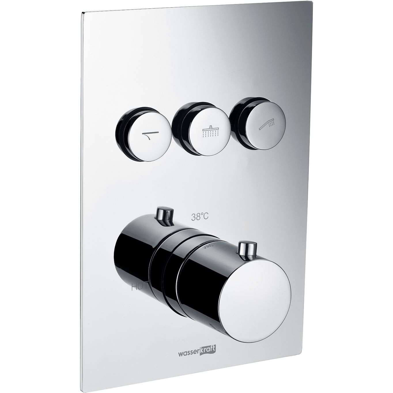 Термостатический смеситель для ванны и душа WasserKRAFT Neime Thermo, 1944