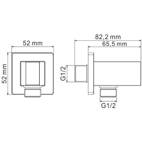 Подключение шланга WasserKRAFT, A086