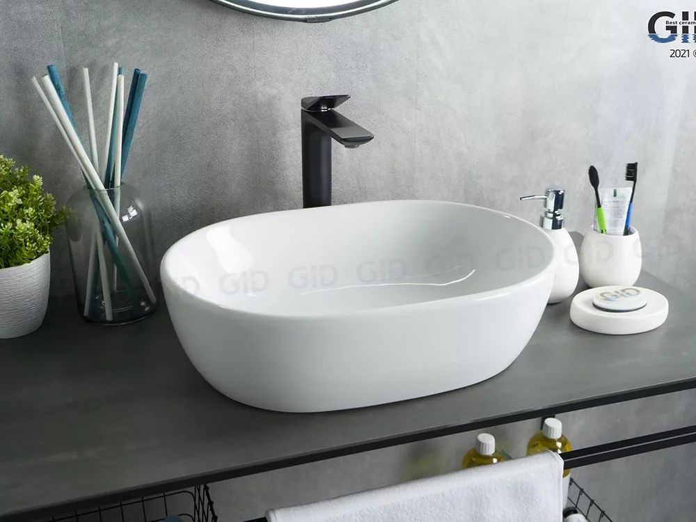 Умывальник Gid N9026B 48x35, 51113