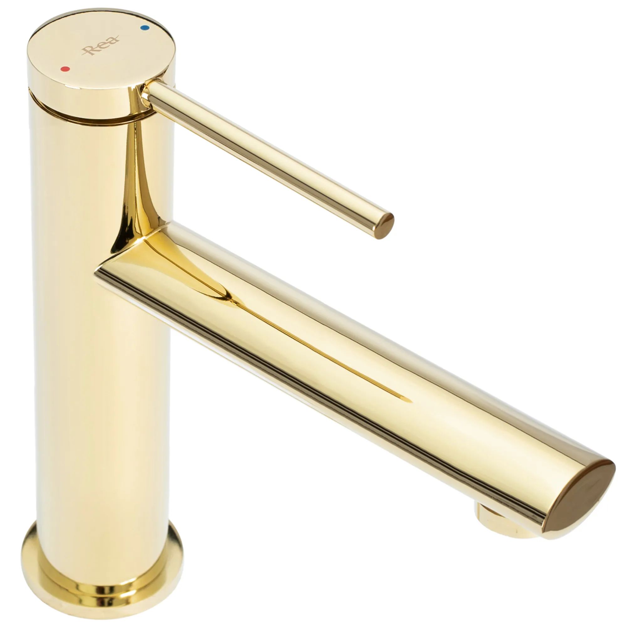 Смеситель для умывальника Rea Oval L.Gold, REA-B6515