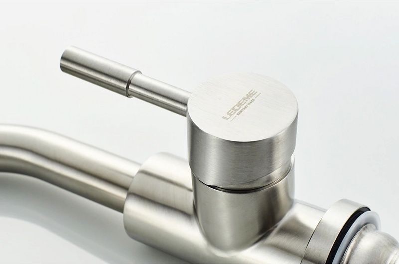 Смеситель для умывальника из нержавеющей стали Ledeme L1098-3