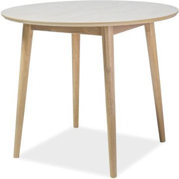 Стол обеденный Signal Nelson 90 дуб медовый, NELSONDM90