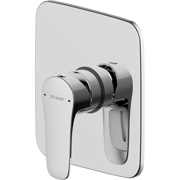 Накладка для смесителя скрытого монтажа Bravat Source (1 функция) PB8173218CP