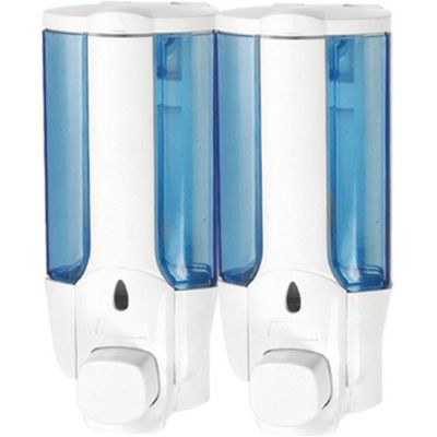 Дозатор двойной (пластик белый) Ledeme L406-1