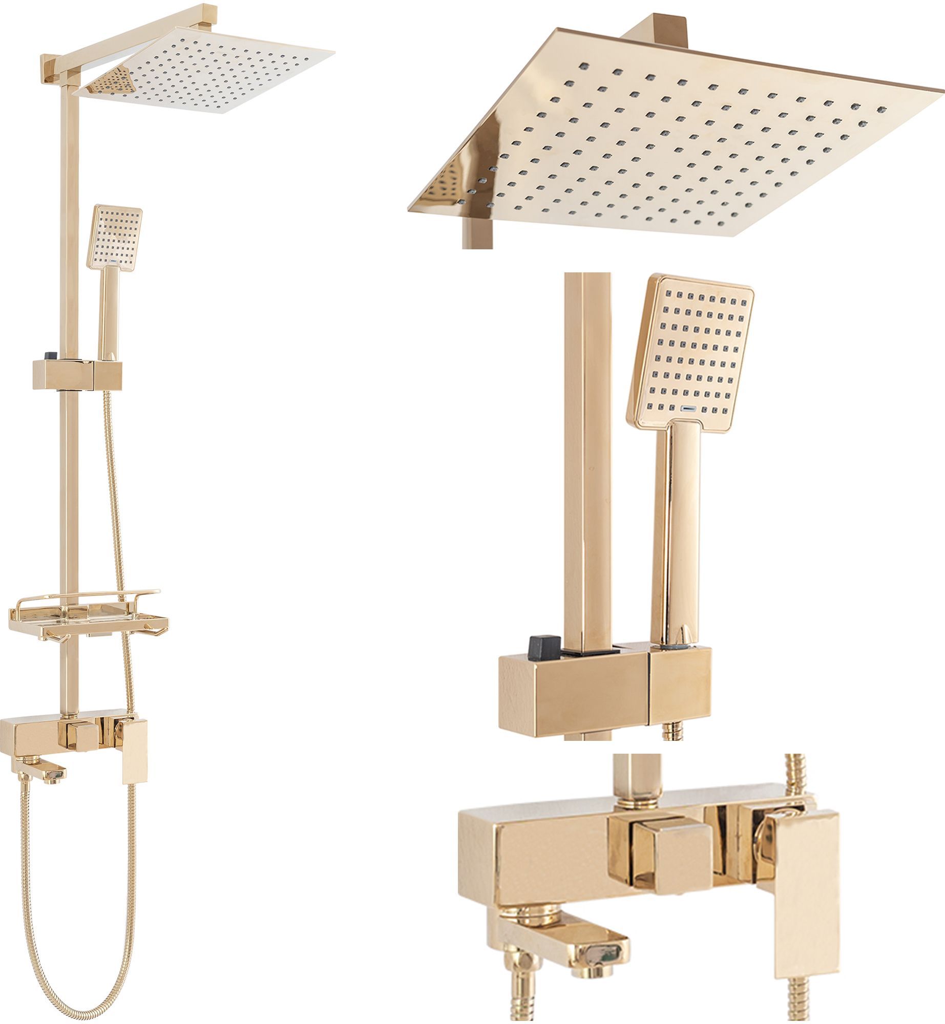 Душевая система Rea Jack Gold, REA-P7008