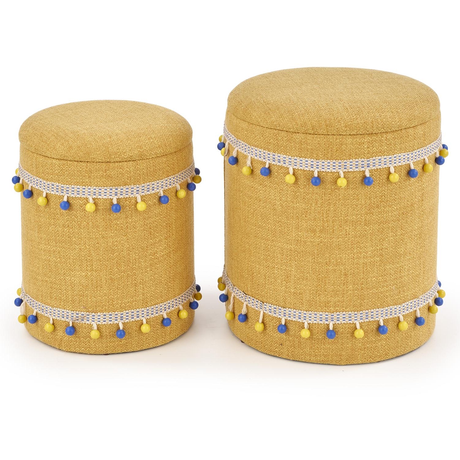 Комплект Halmar Grado (2 пуфа) желтый, V-CH-GRADO-PUFA-ZOLTY