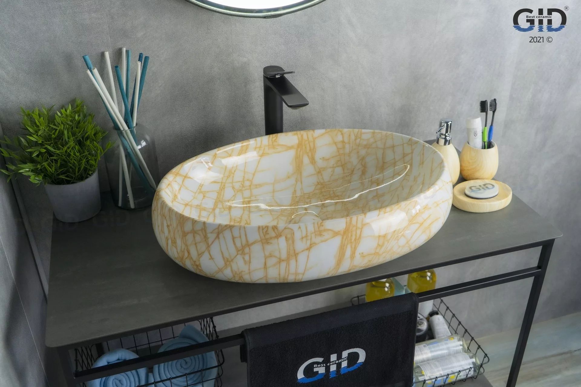 Умывальник Gid MNC167 60x41, 54408