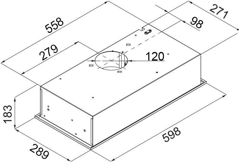 Кухонная вытяжка Maunfeld Crosby Rocky 60 черный