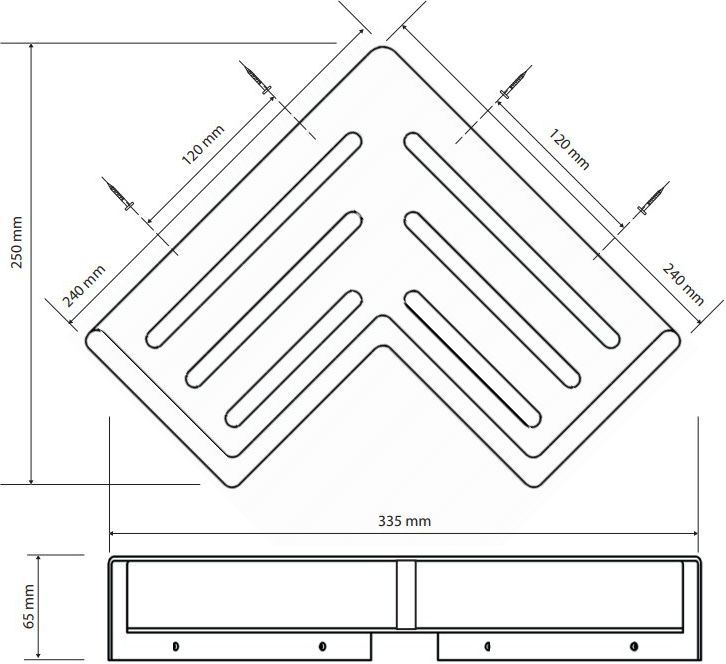 Угловая мыльница Bemeta Cytro, 146208212