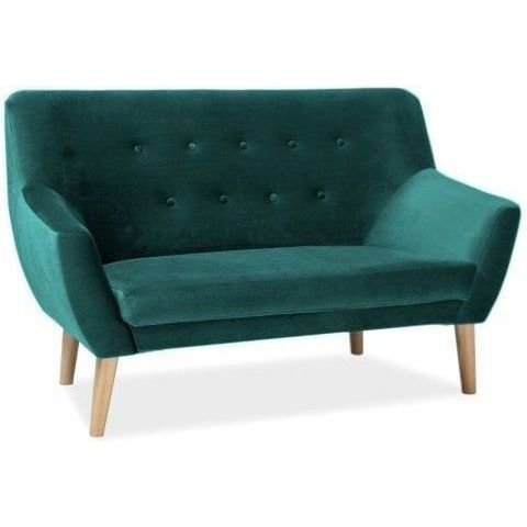 Диван Signal Nordic 2 Velvet Bluvel 78 зеленый, NORDIC2V78