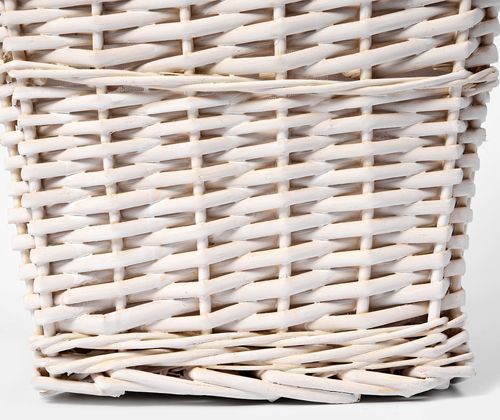 Плетеная корзина для белья с крышкой WasserKRAFT Vils, WB-560-L