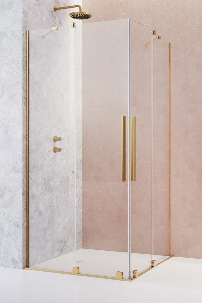 Душевой уголок Radaway Furo Gold 90x90