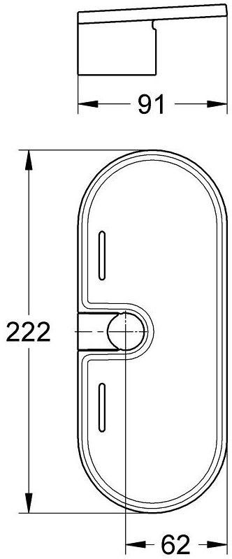 Полочка Grohe New Tempesta, 27596000