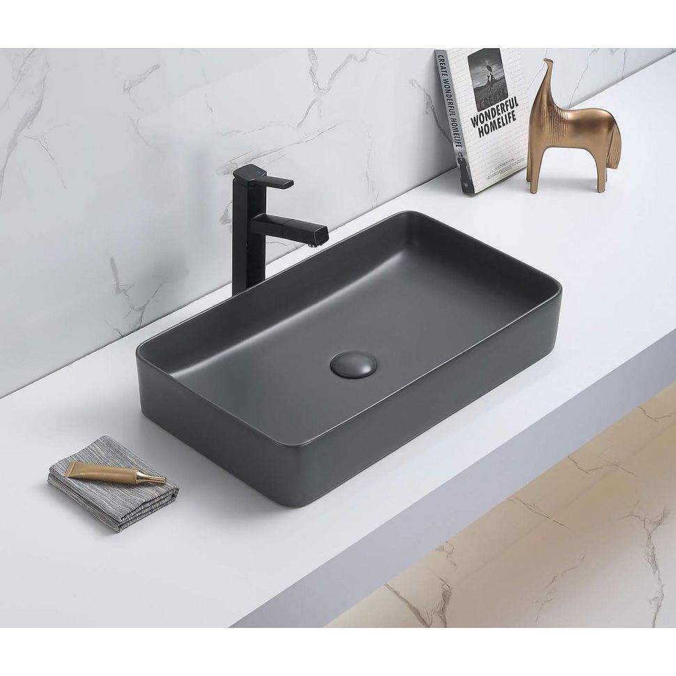 Раковина для ванной Ceramalux 60.5x35.5, 78189MDH-2