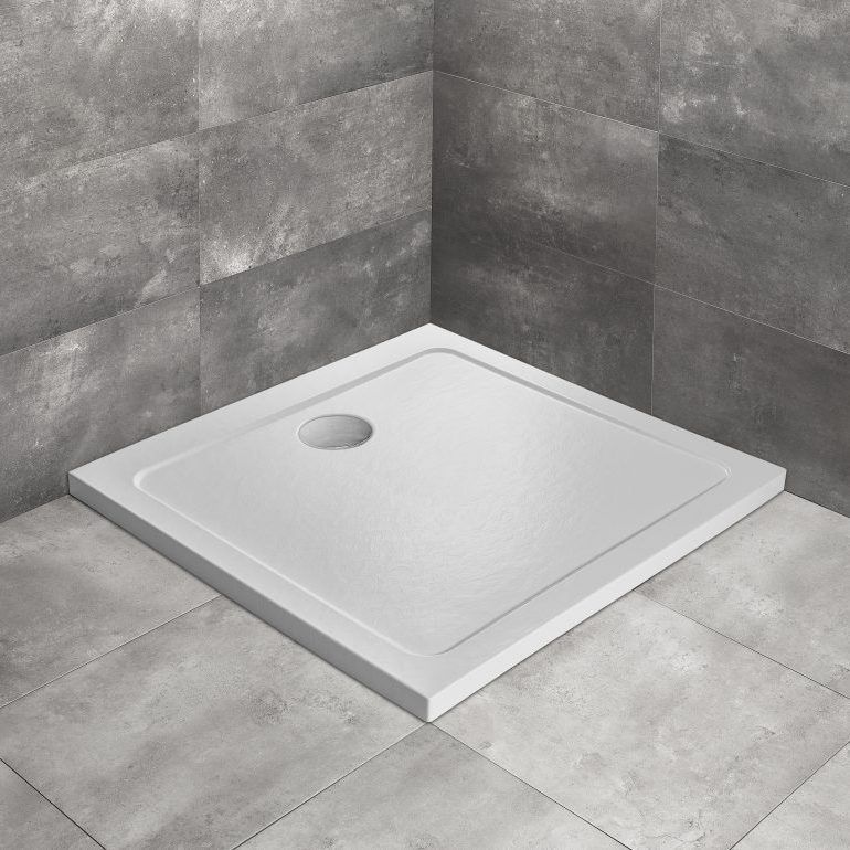 Душевой поддон Radaway Doros C Stone White 80x80