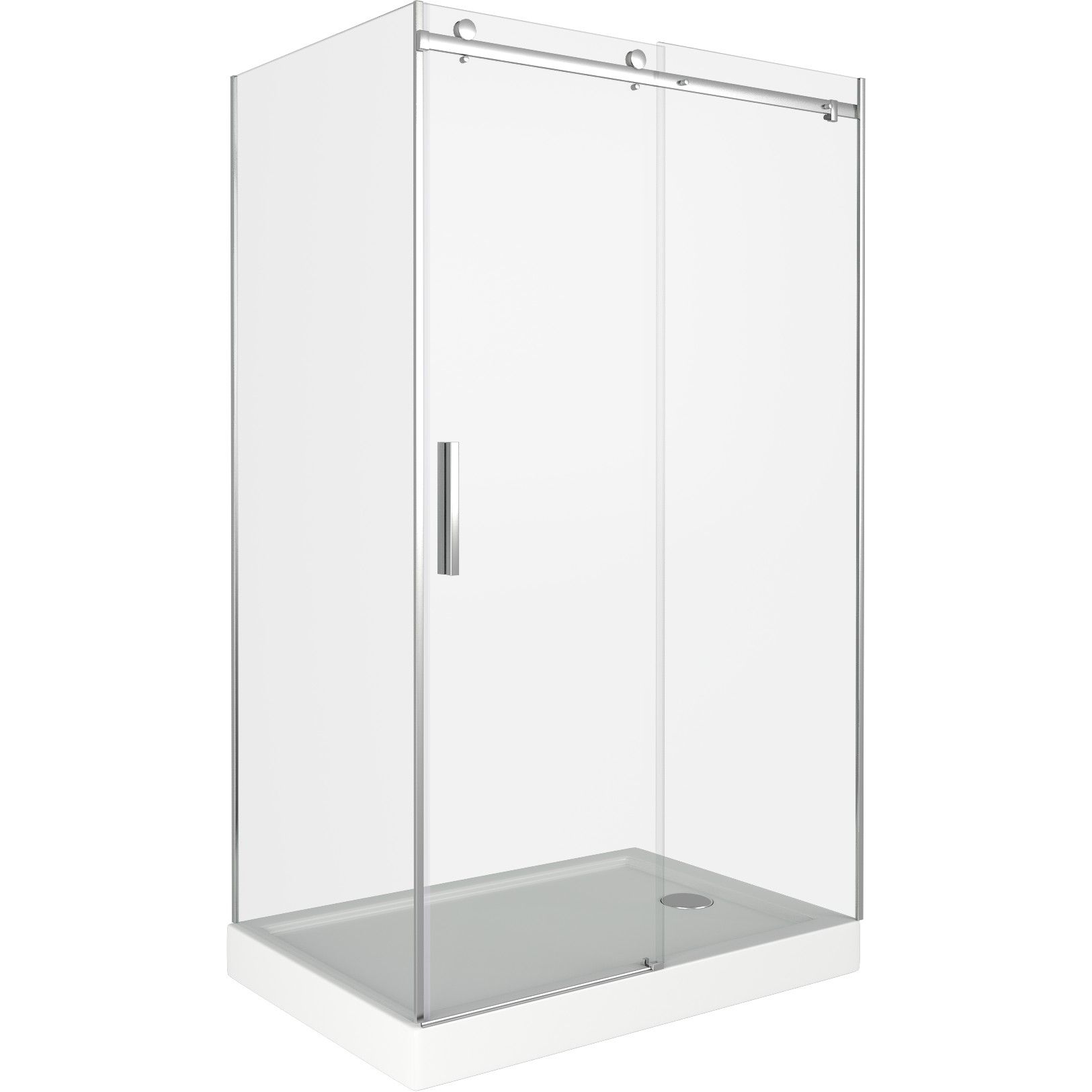 Душевой уголок Good Door GALAXY WTW+SP-170x90-C-CH