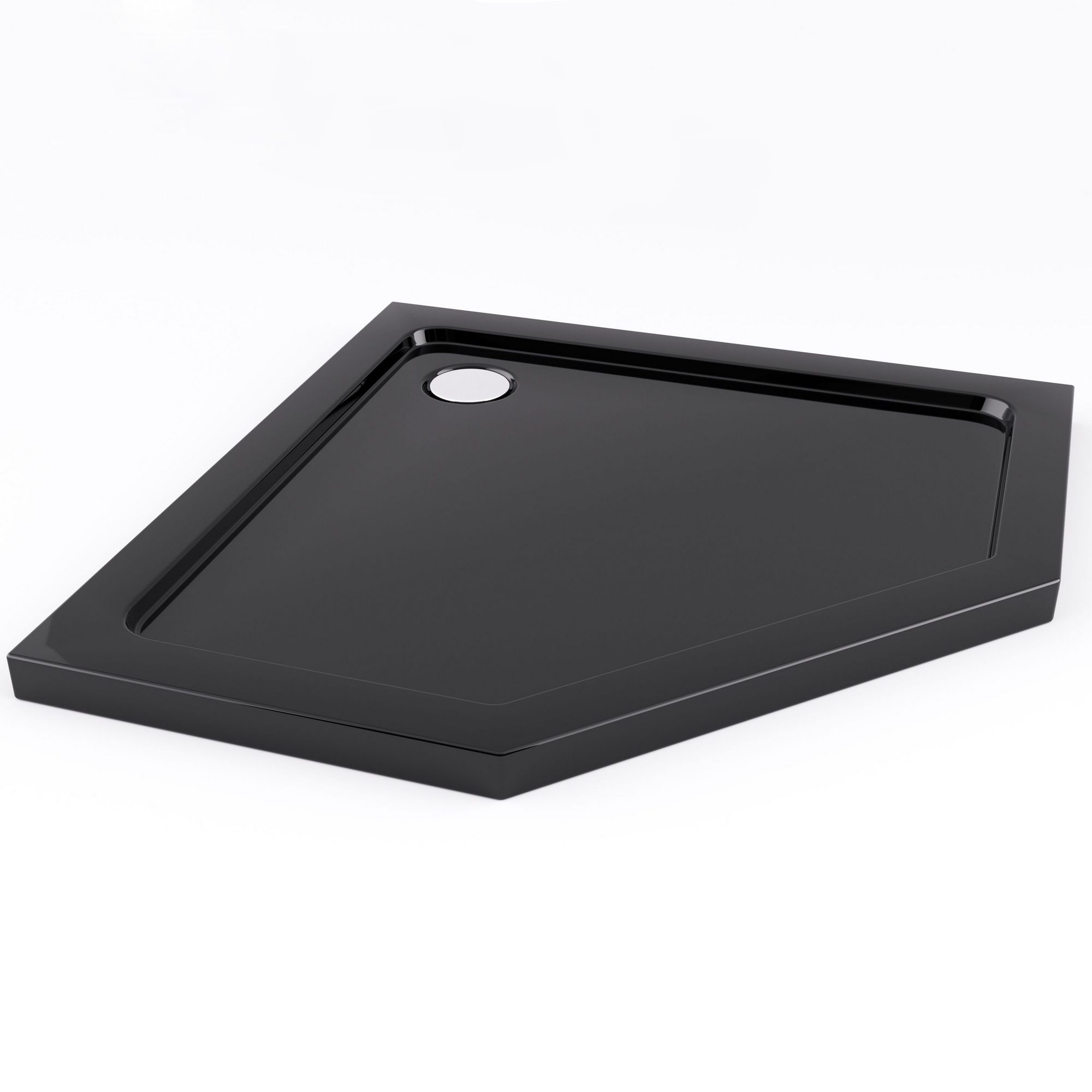 Поддон Rea Diamod Black 90x90