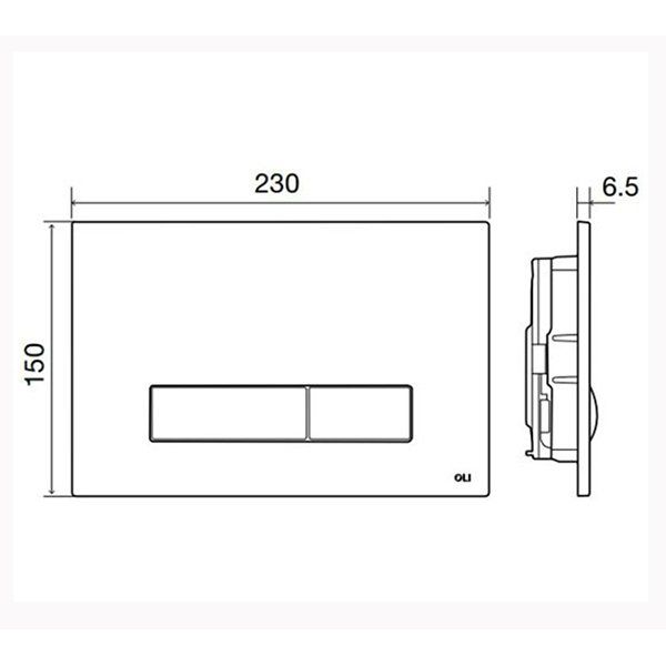 Панель OLI Glam хром, 139185