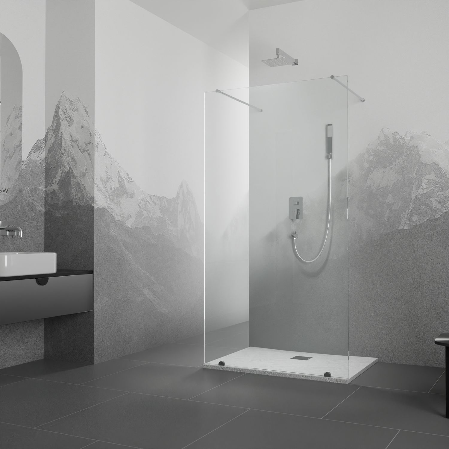 Перегородка для душа RGW WA-016-120, 35101612-11