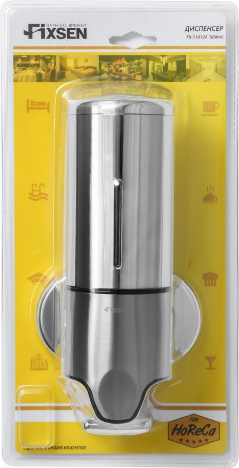Дозатор для ж/м настенный 0,5 л Fixsen Hotel, FX-31012A
