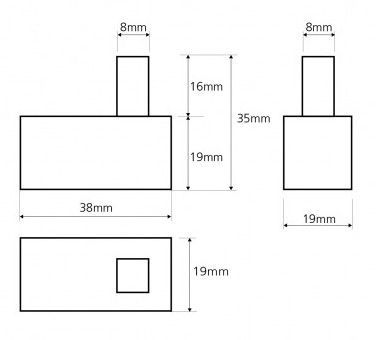 Крючок для одежды Bemeta Beta, 132106132