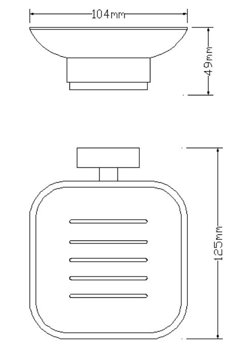 Мыльница Omnires Lift 8159CR