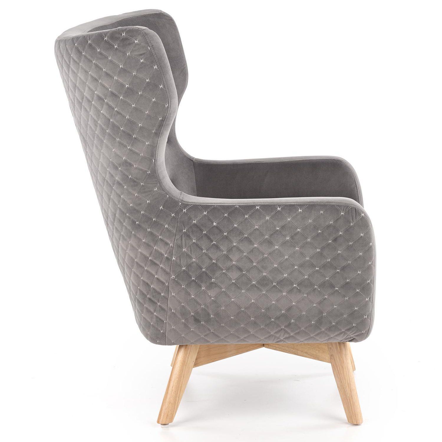 Кресло Halmar Marvel серый/черный, V-CH-MARVEL-FOT-POPIEL