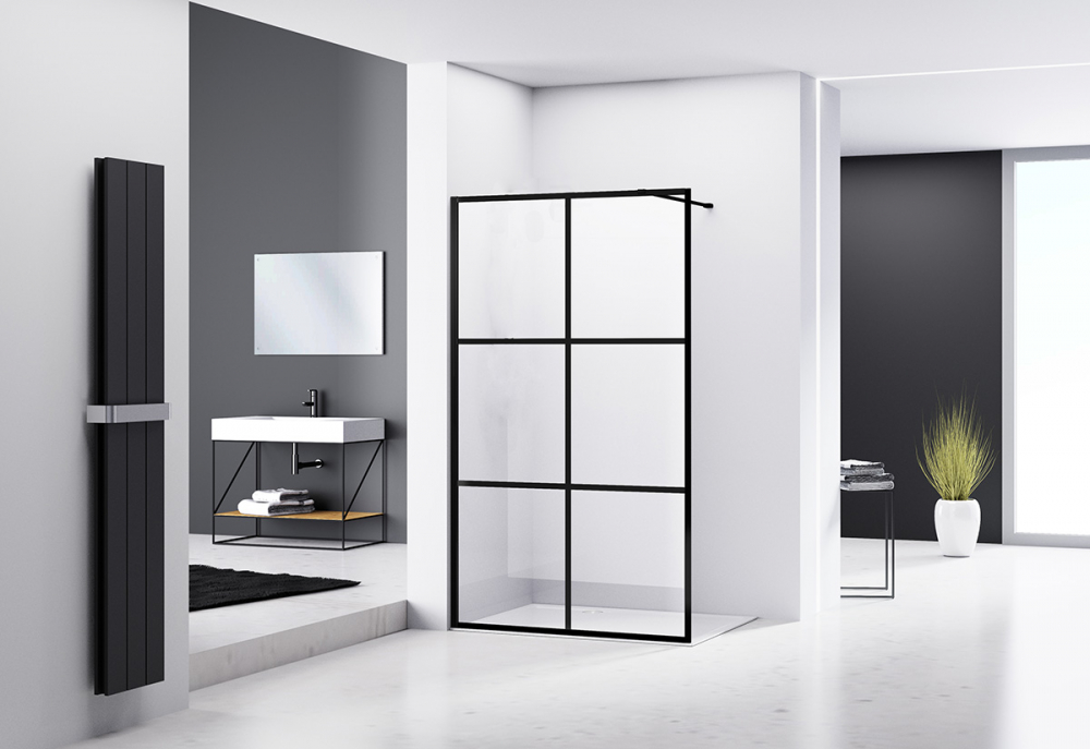 Душевая перегородка Abber Immer Offen AG62100B/AG62120B