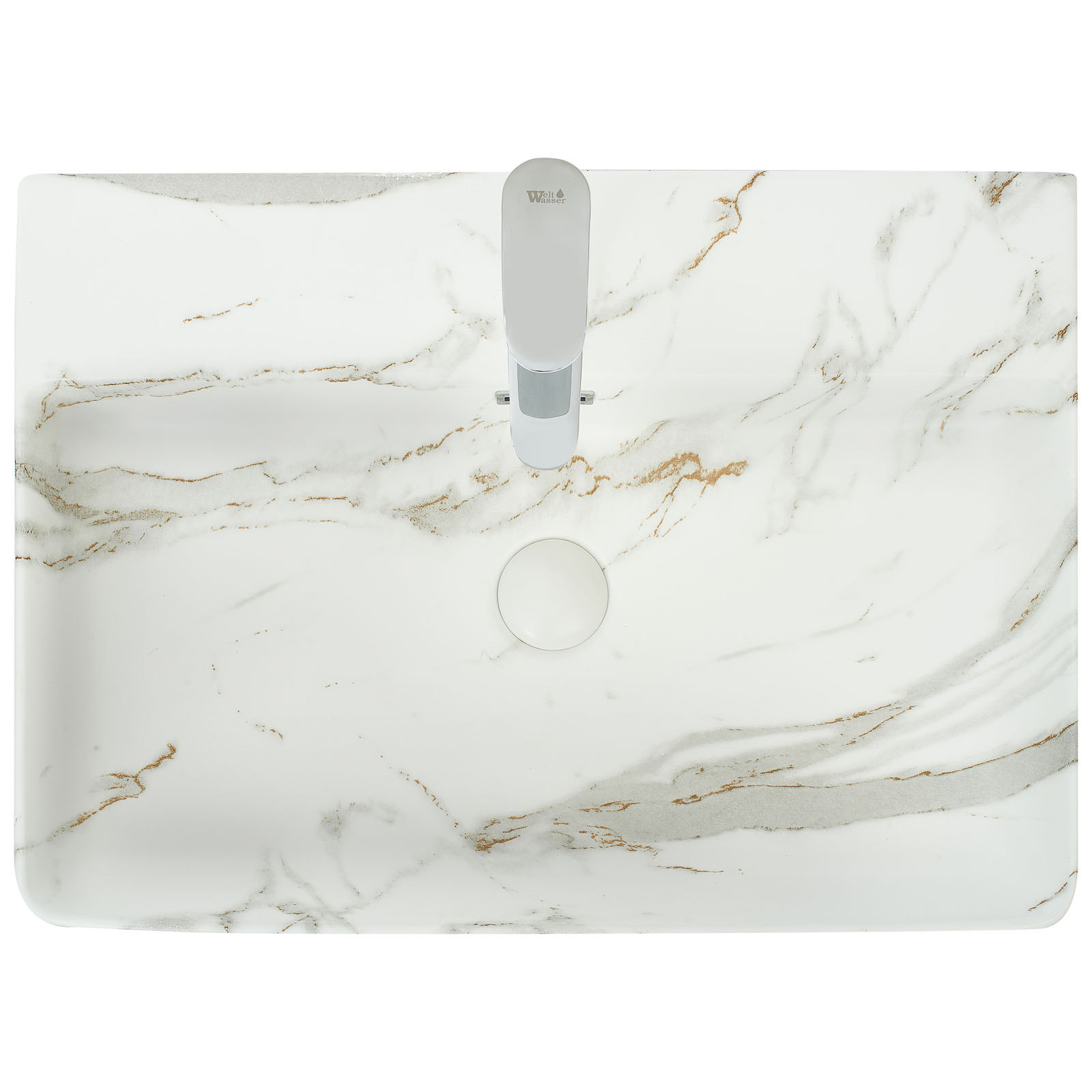 Раковина накладная WeltWasser ELBACH 2173 M845 60x42