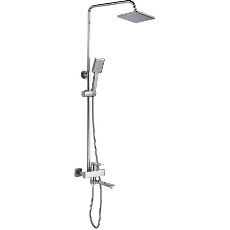 Душевая система с верхним душем, смесителем и ручной лейкой Haiba HB2424