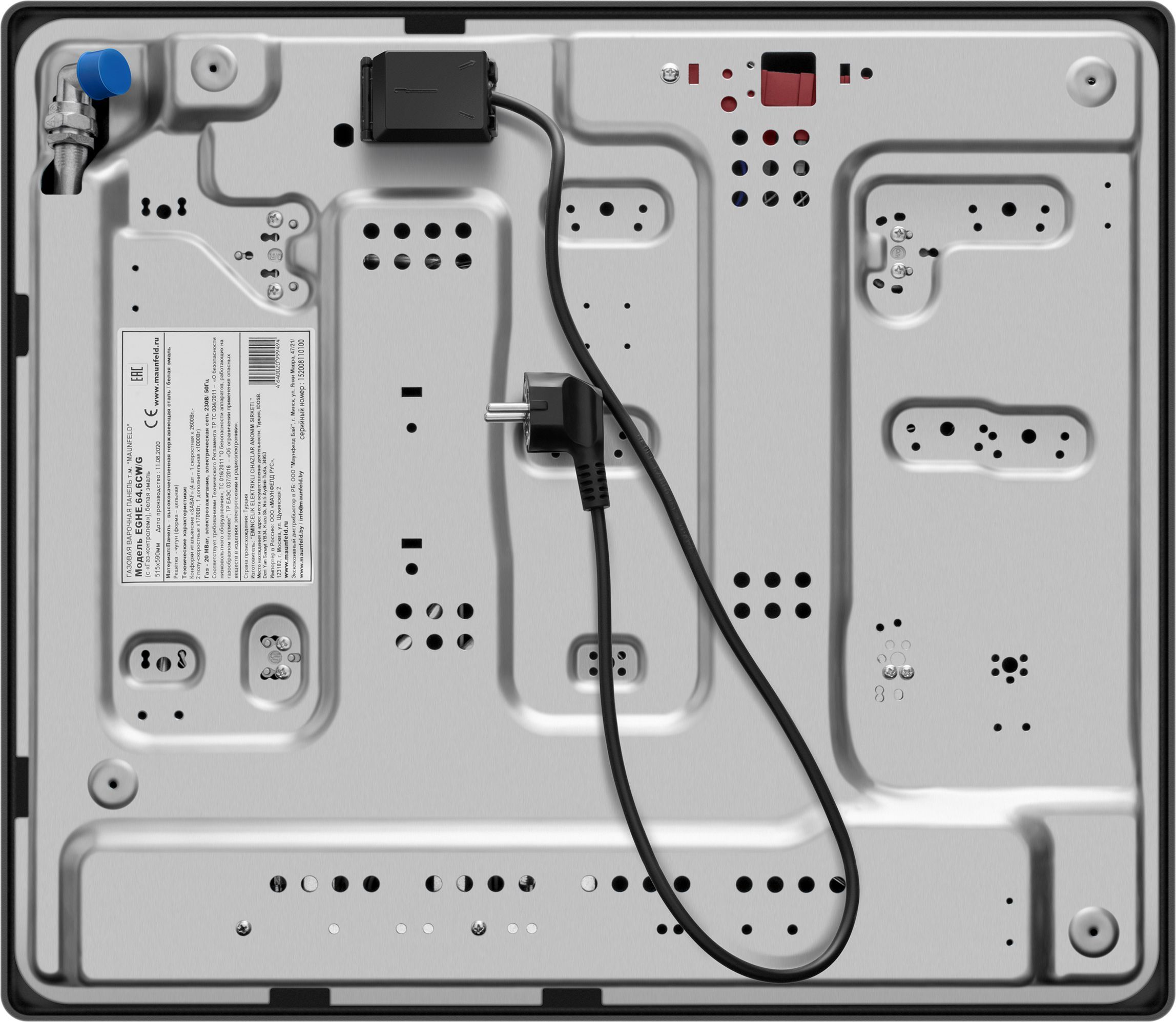 Газовая варочная панель Maunfeld EGHE.64.6CW/G