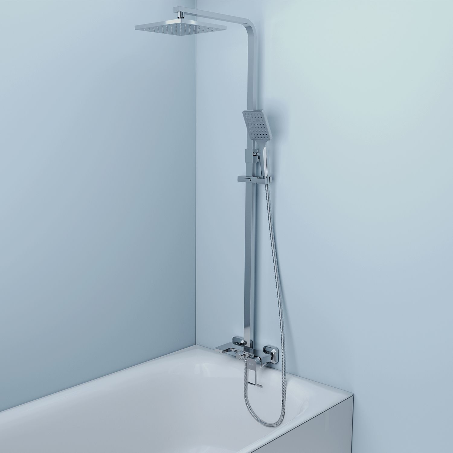 Смеситель с верхним душем, Iddis Bild, BILSB1Fi06