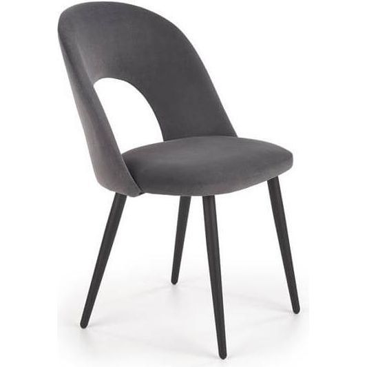 Стул кухонный Halmar K384 серый, V-CH-K/384-KR-POPIELATY