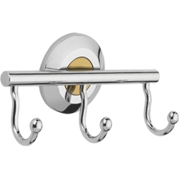 Крючок тройной хром/золото Ledeme L204-3