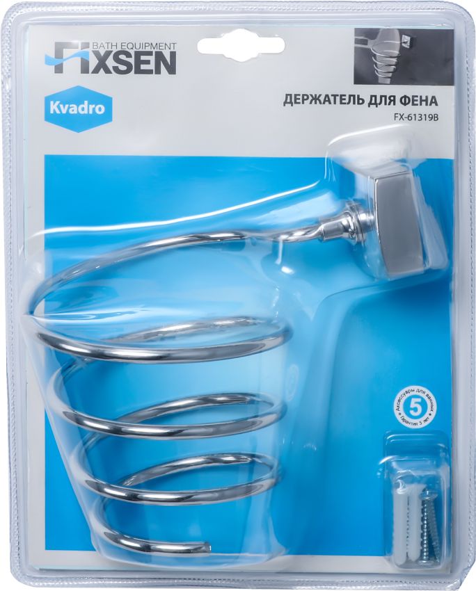 Держатель для фена Fixsen Kvadro, FX-61319B