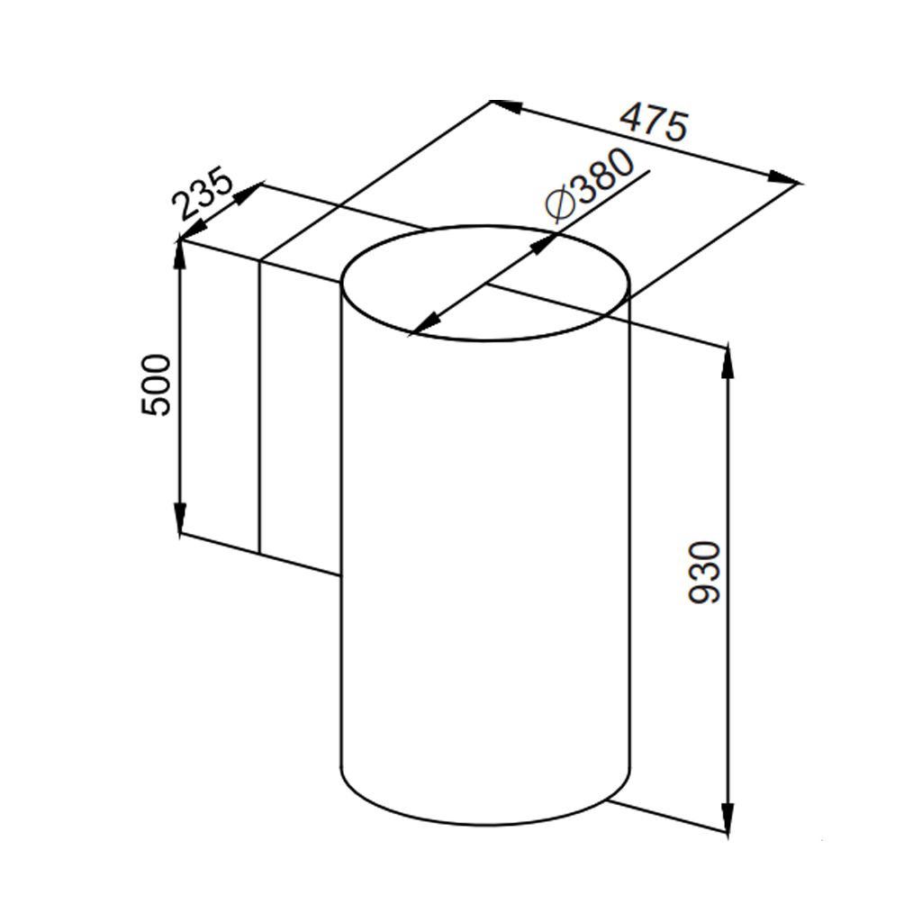 Кухонная вытяжка Maunfeld Lee Wall (sensor) 39 белый