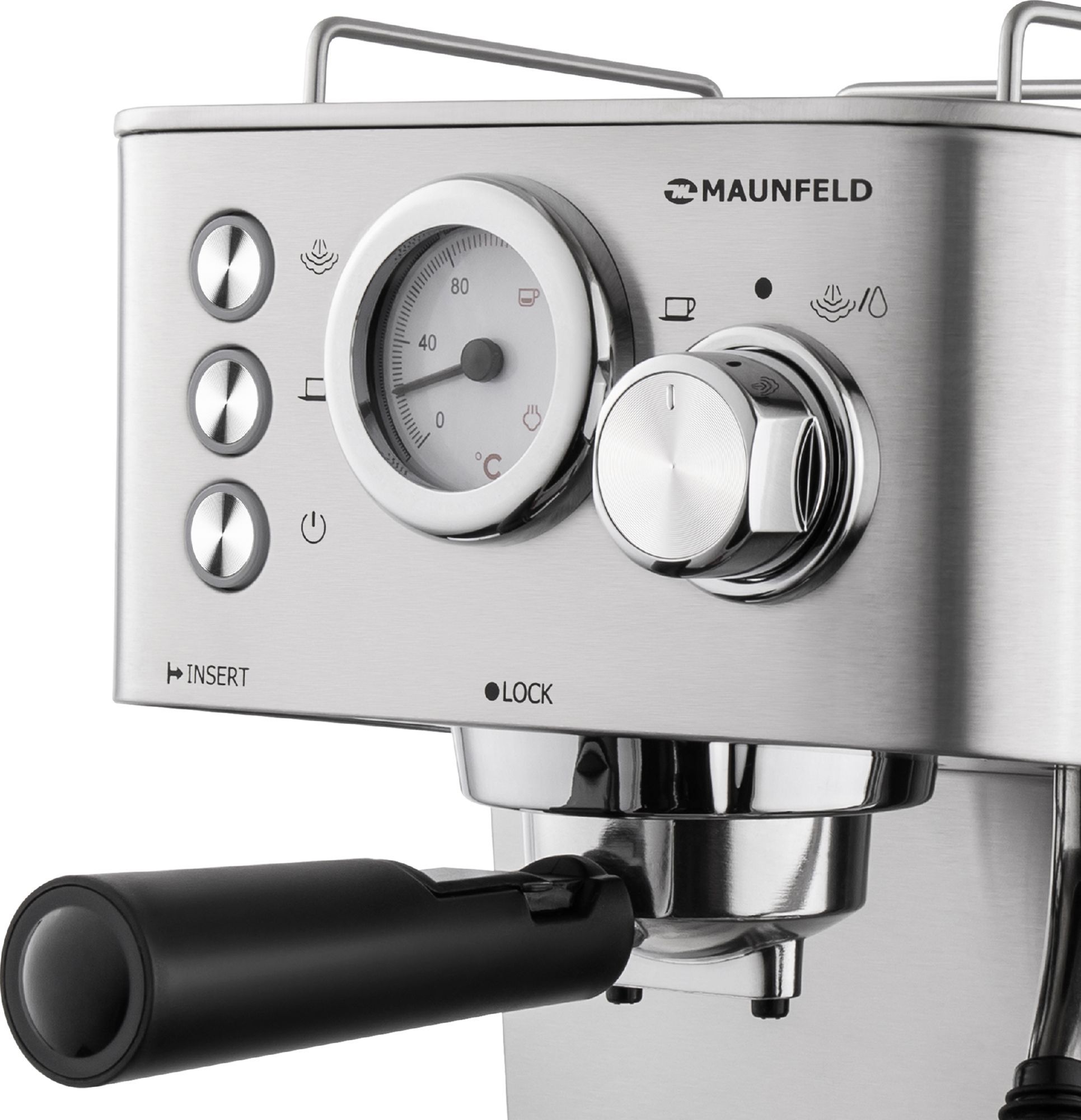 Кофемашина рожкового типа Maunfeld MF-721S PRO