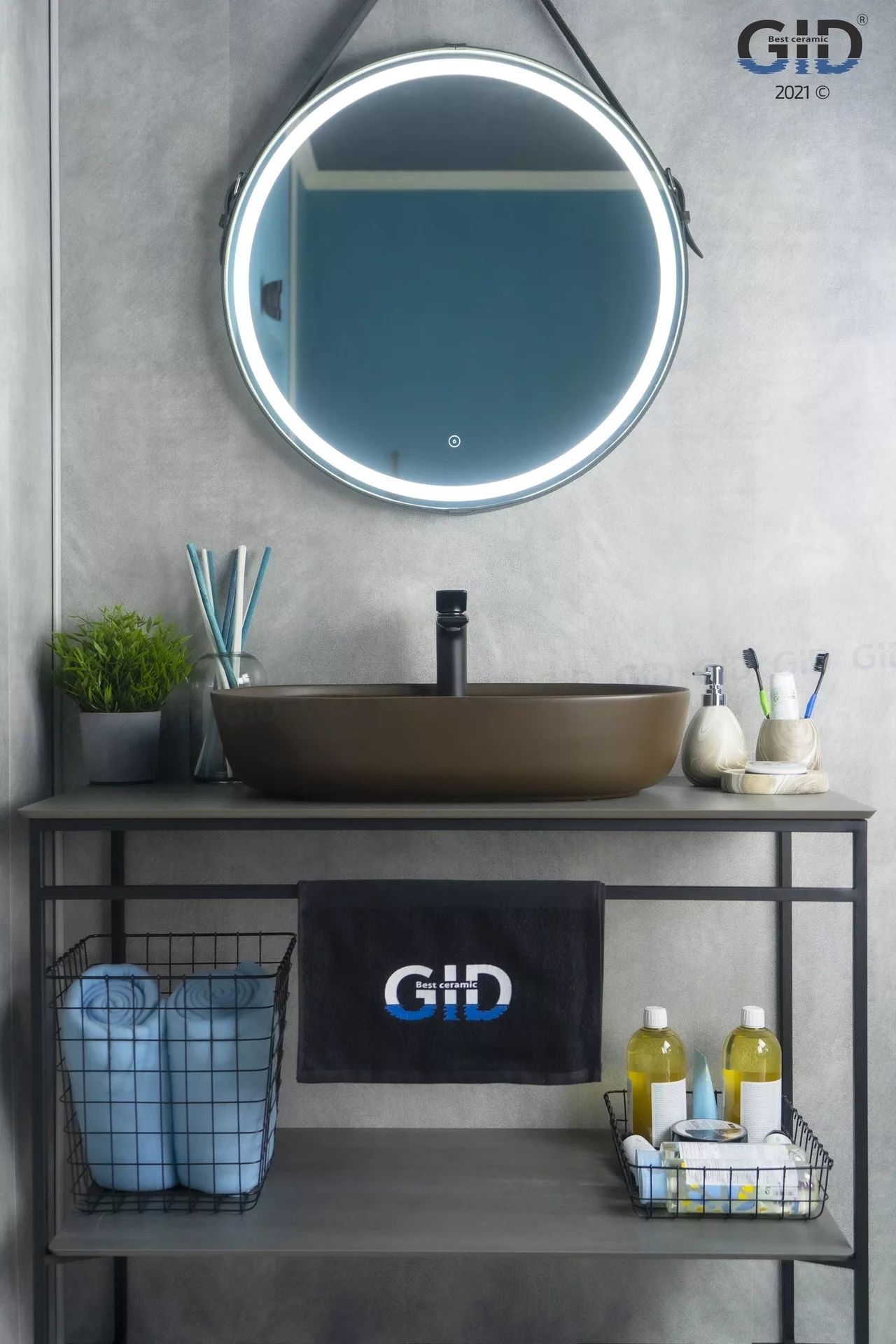 Умывальник Gid BR1346 61x41, 53342